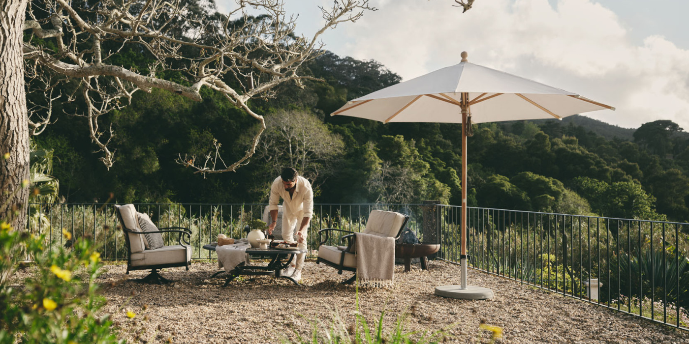 Dřevěné slunečníky